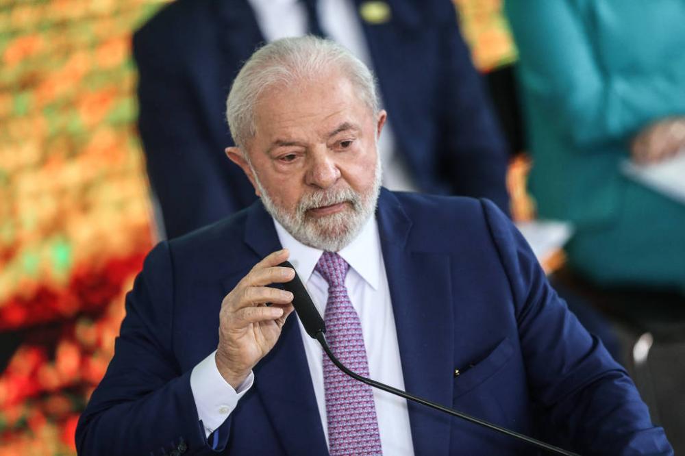 O presidente Lula durante o lançamento do Plano Safra nesta terça (27) - Gabriela Biló - 27.jun.2023/Folhapress