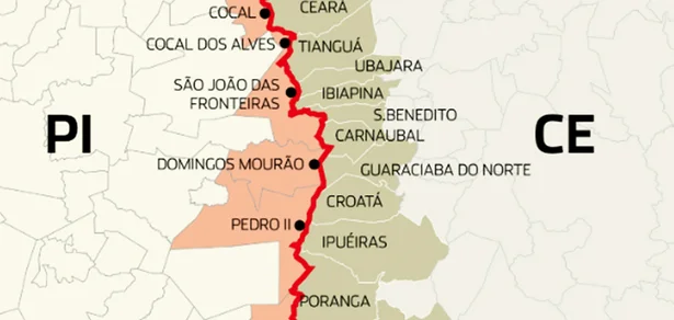 Exército marca reunião para discutir litígio entre Piauí e Ceará