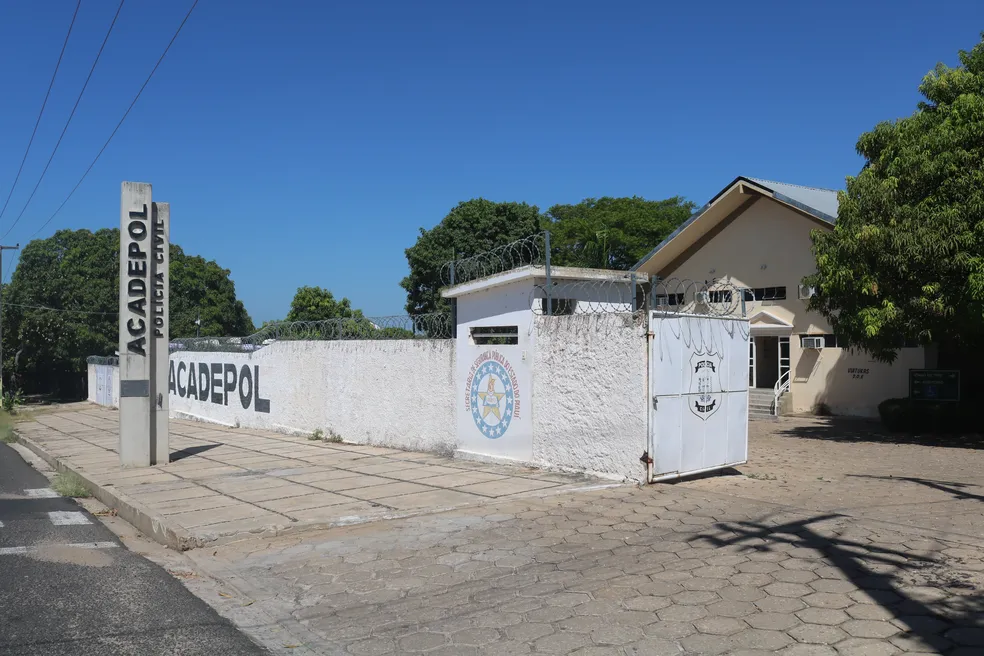 Academia de Polícia Civil do Estado do Piauí (ACADEPOL), na Zona Sul de Teresina — Foto: Lucas Marreiros