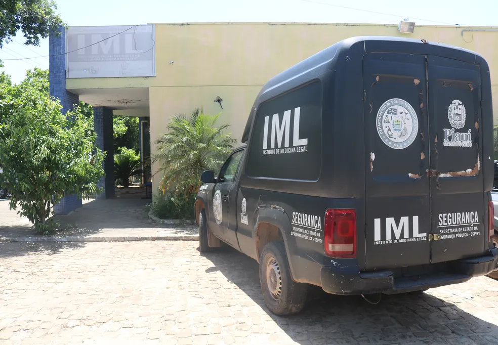 Instituto de Medicina Legal (IML) de Teresina, no Piauí — Foto: Bárbara Rodrigues