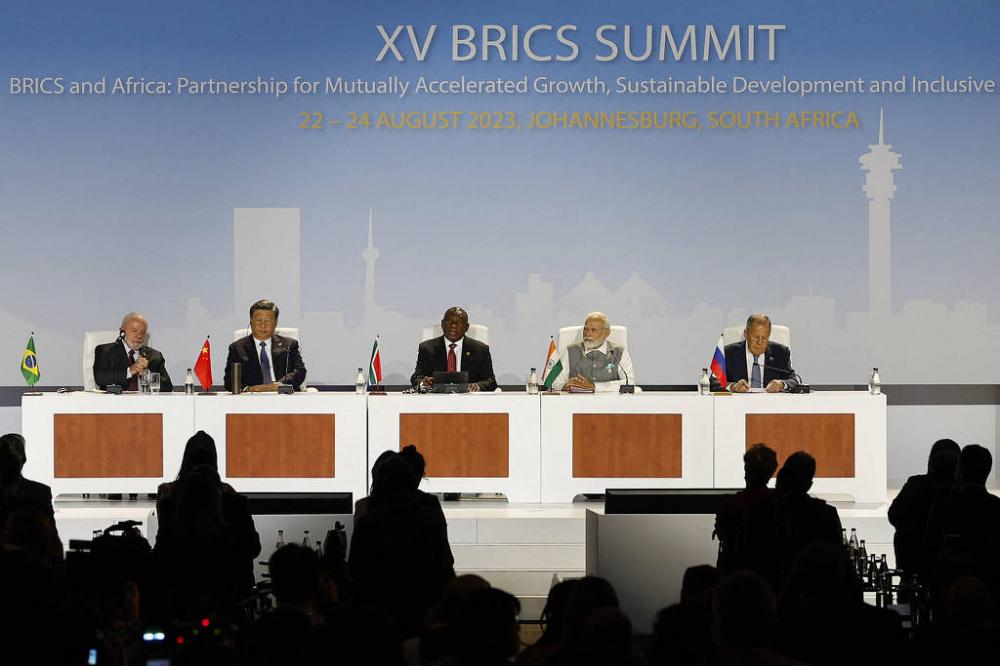 Líderes do Brics em cúpula - Gianluigi Guercia/AFP