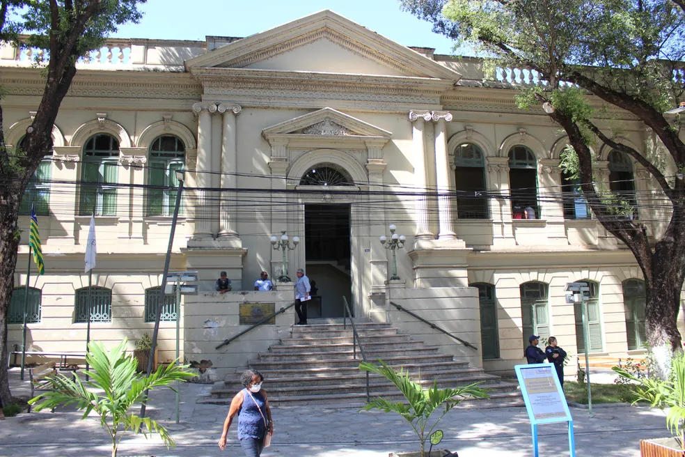 Palácio da Cidade de Teresina, sede da Prefeitura Municipal de Teresina (PMT), localizado na Praça da Bandeira, 860, no Centro da capital — Foto: Lucas Marreiros