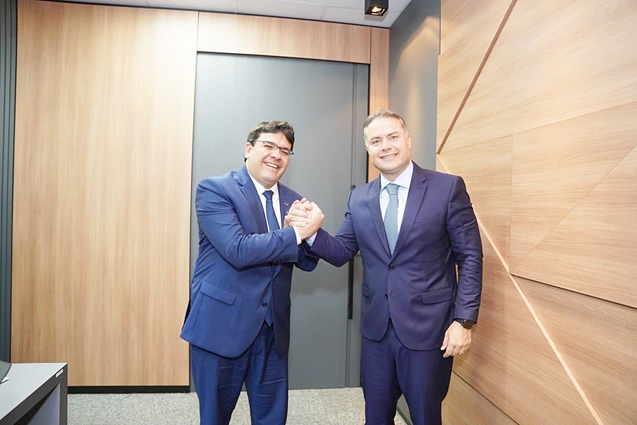Rafael Fonteles e ministro Renan Filho inauguram obras em Teresina