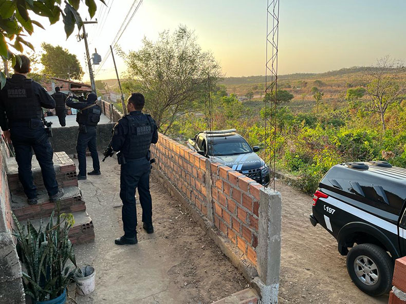 Operação cumpre mandados contra roubos, tráfico e homicídios no Piauí