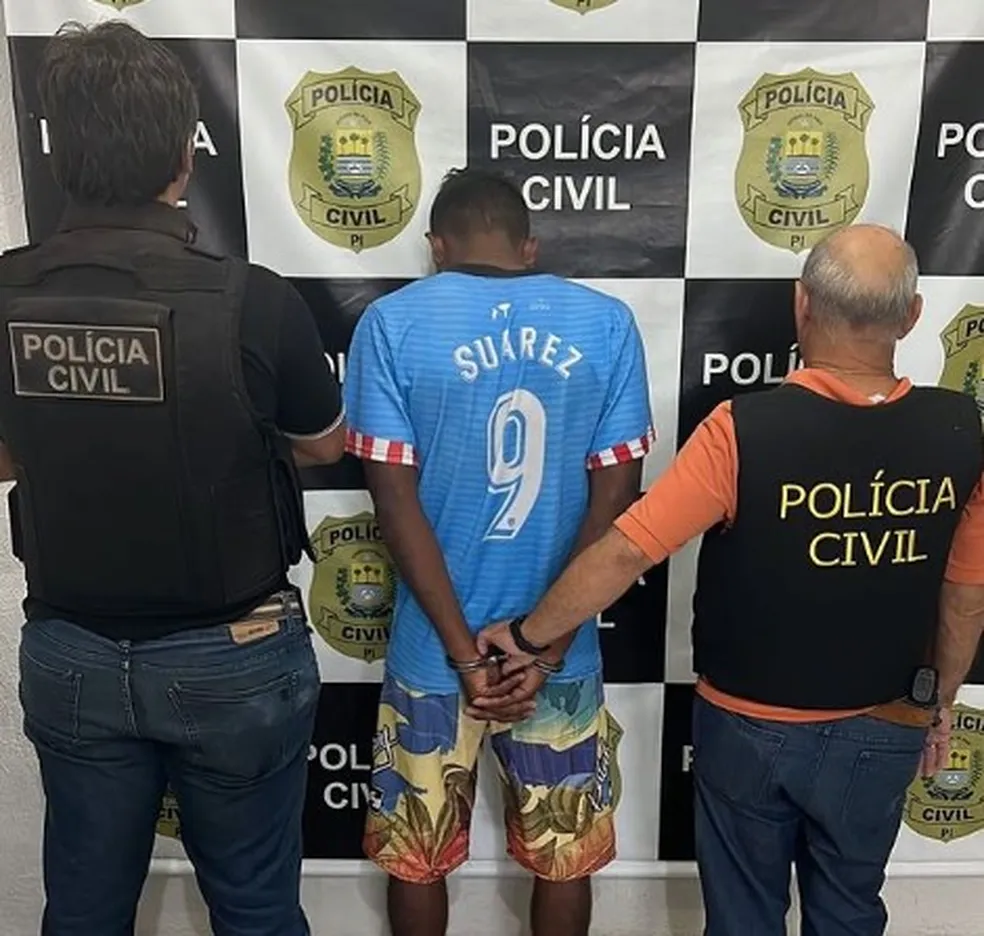 Responsável por ‘disciplina’ de facção é preso por sequestrar vítima para ‘tribunal do crime’ no Piauí — Foto: Divulgação /PC-PI