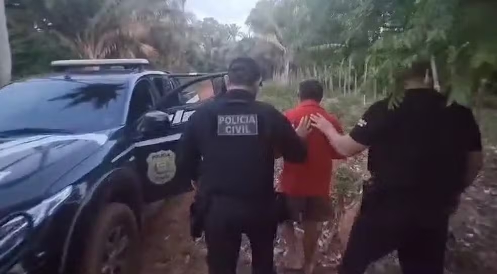 Idoso é preso por estuprar sobrinha adolescente 12 anos após o crime na zona rural de Altos — Foto: Divulgação/PCPI