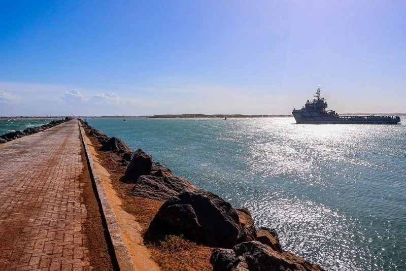 Após 60 anos, primeira etapa do Porto Piauí é inaugurada do dia 13 de dezembro de 2023 | Gabriel Paulino/CCom