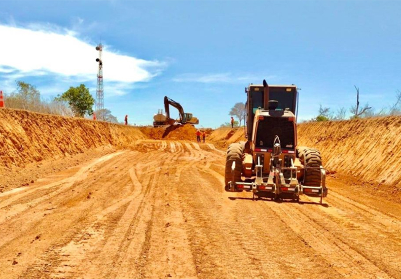 Nova rodovia ligando a cidade de Cristalândia ao estado da Bahia está sendo construída