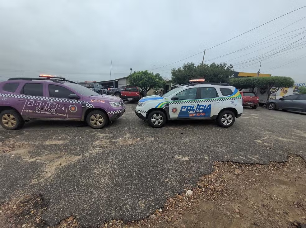 Mulher é agredida com golpes de facão na cidade de Paulistana, no Piauí — Foto: Polícia Militar do Piauí