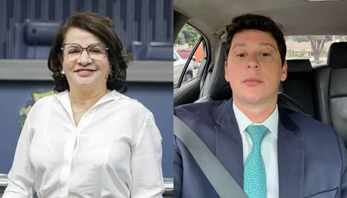 Graça Amorim e Victos Linhares (Foto: divulgação)