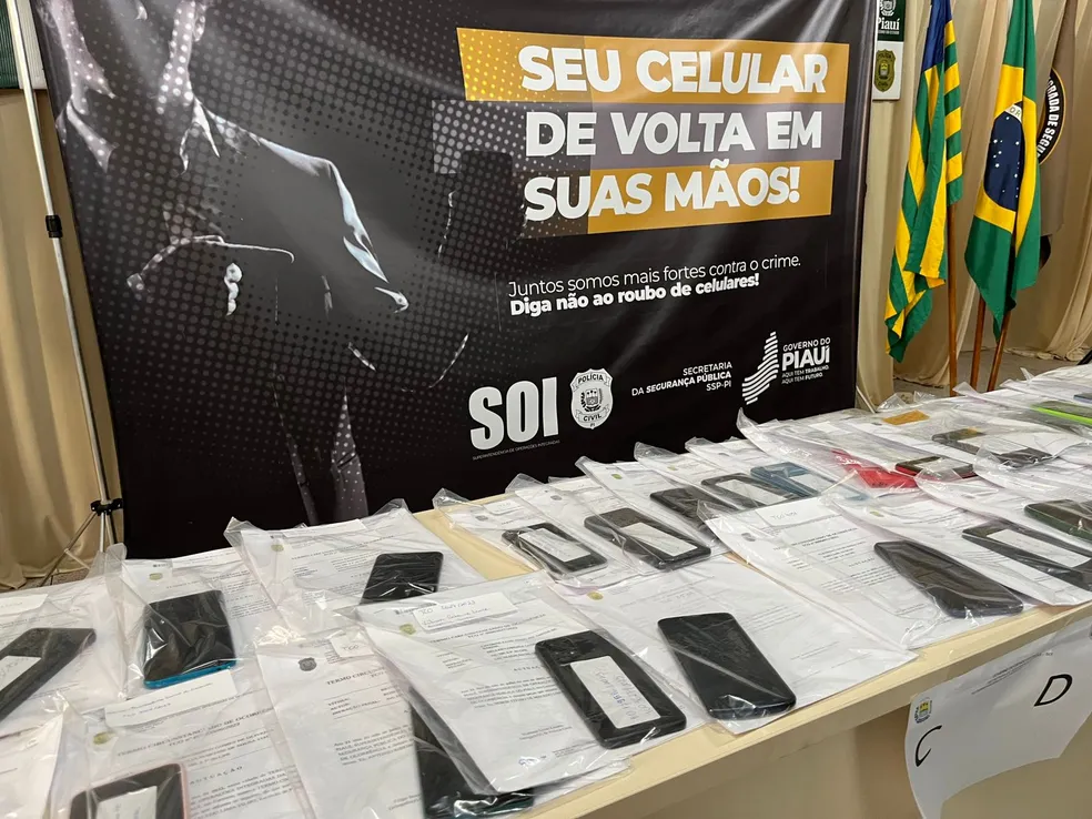 Inspirados em projeto do Piauí, 11 estados vão aderir a plano de recuperação de celulares