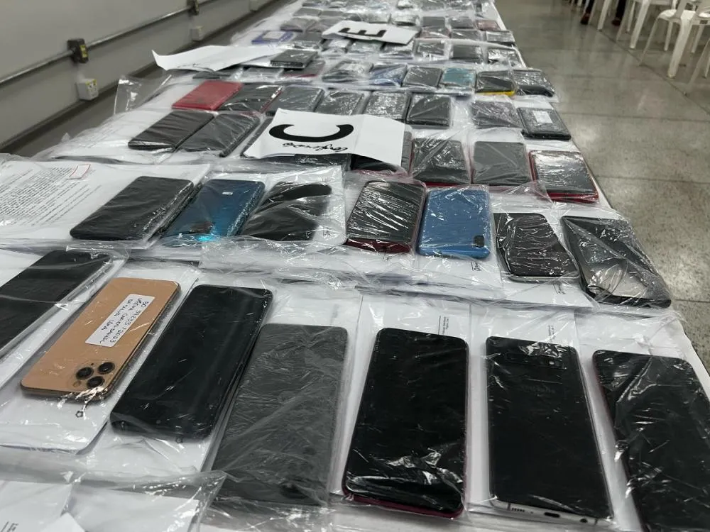 Secretaria de Segurança devolverá 271 celulares em Teresina