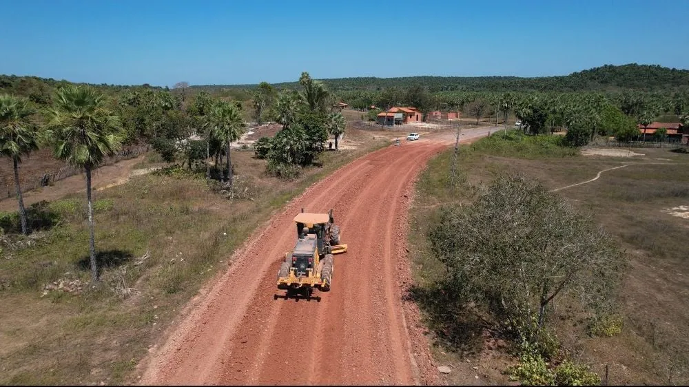 DER avança com as obras da estrada entre Barras e Miguel Alves