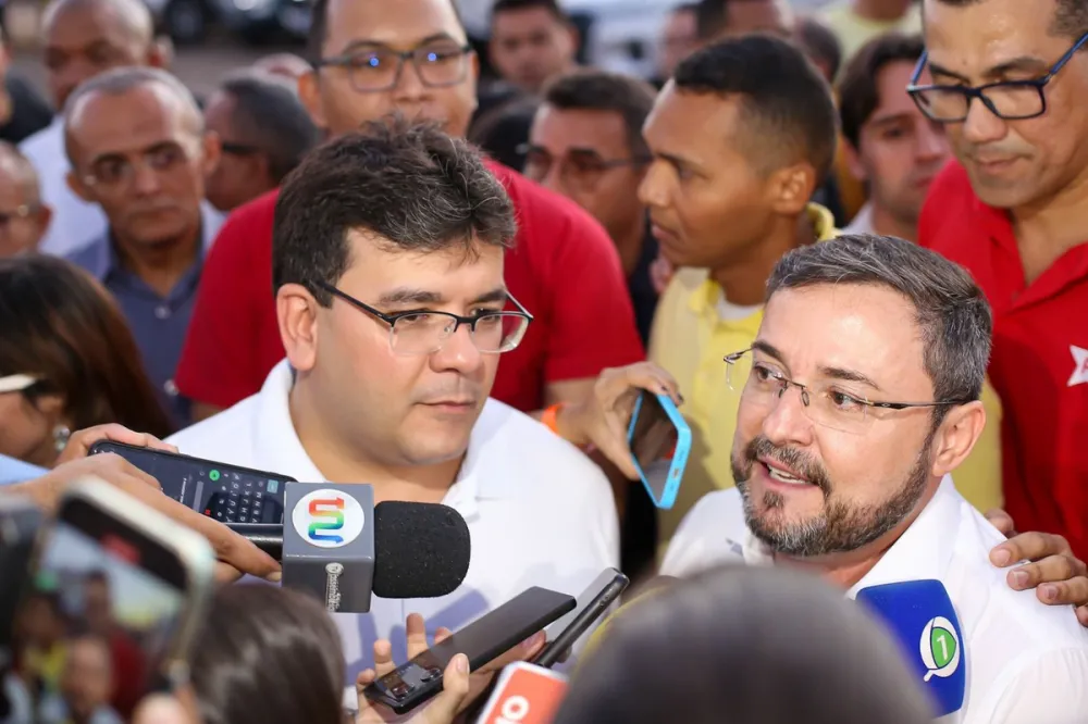Governador Rafael Fonteles e Fábio Novo | @ Marcelo Cardoso