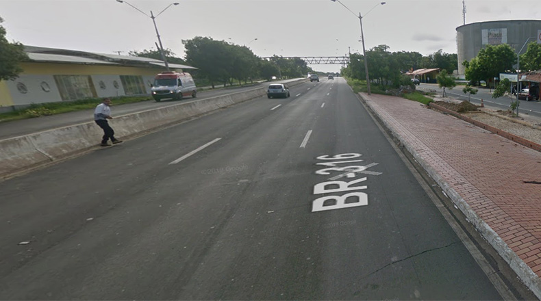  Homem morre atropelado ao atravessar BR-316 em Teresina 