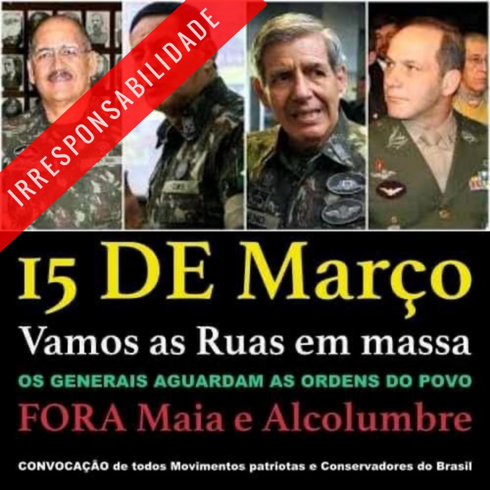 Bolsonaro apoia ato a seu favor e contra o Congresso e gera repúdio 