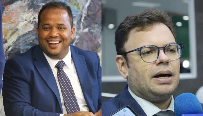 Vereadores Enzo Samuel e Aluísio Sampaio 