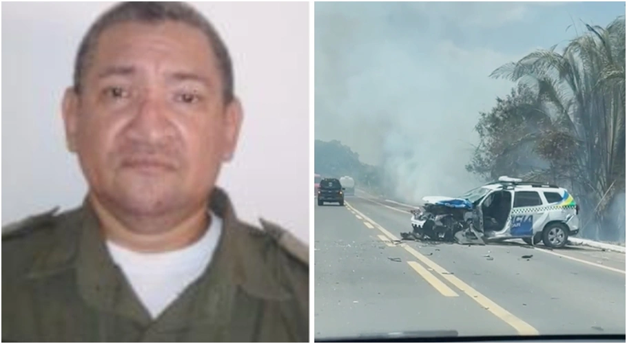 Policial morre em acidente com viatura da PM-PI no Rodoanel de Teresina