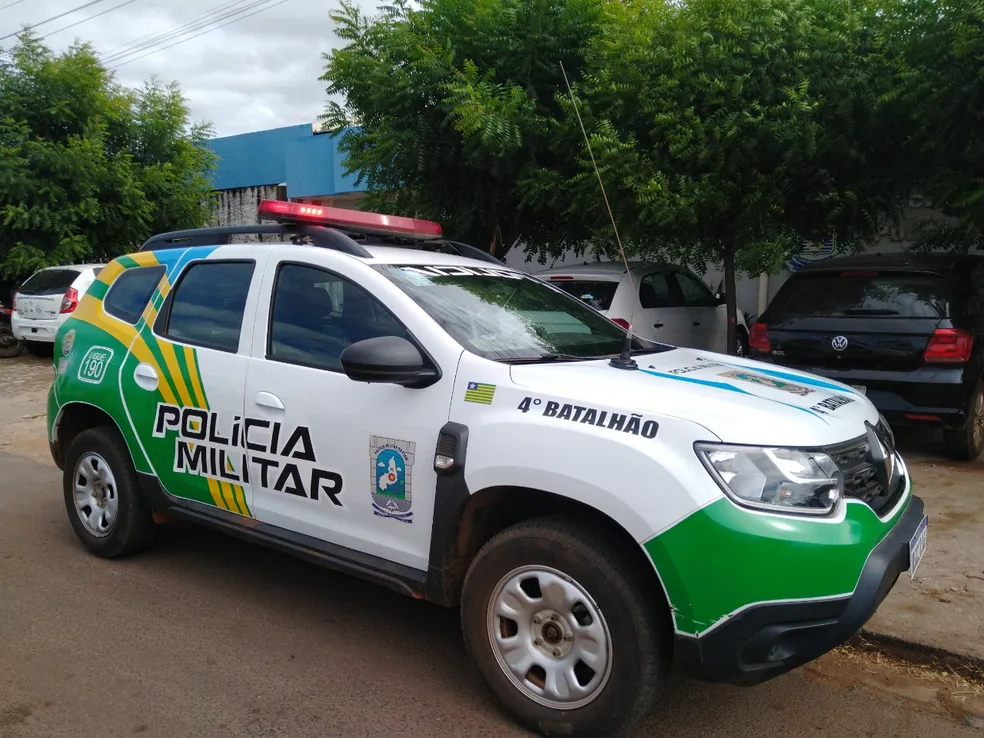 Viatura da Policia Militar — Foto: Antônio Rocha