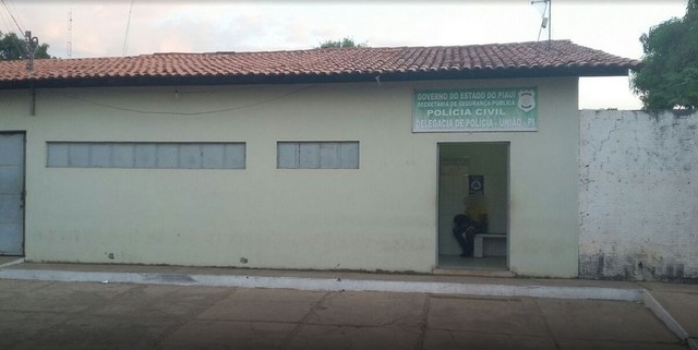 Sede da delegacia de Polícia Civil em União, no interior do Piauí — Foto: Washington Franklin/TV Clube 