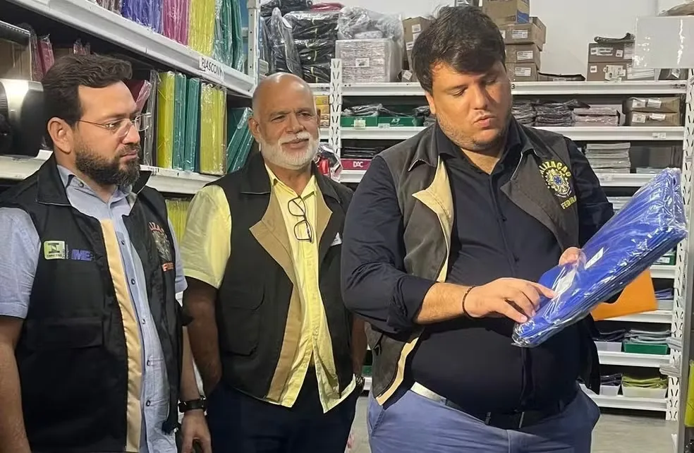 Operação Aulas Seguras: Imepi fiscaliza venda de materiais escolares e recolhe mais de 7 mil produtos — Foto: Reprodução