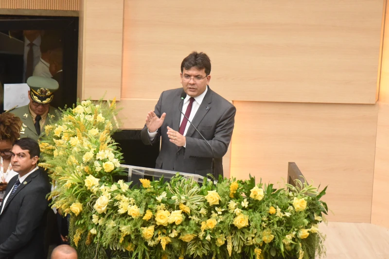 Governador Rafael Fonteles na abertura do ano legislativo na Alepi. | @ Assis Fernandes