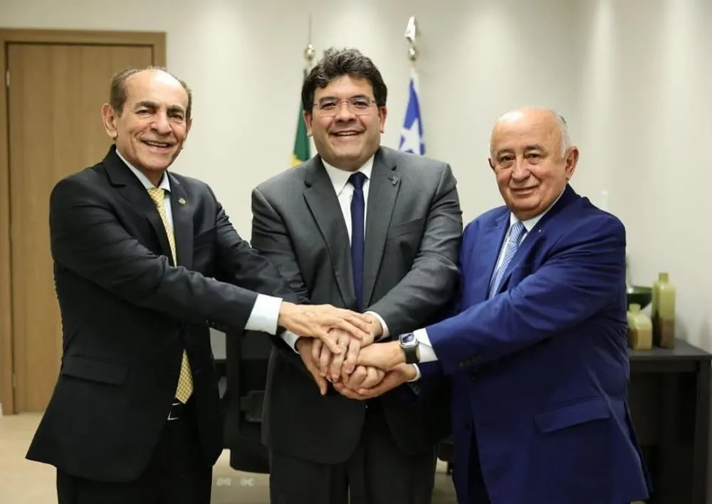 Marcelo Castro, Rafael Fonteles e Júlio César (Foto: divulgação/ redes sociais)