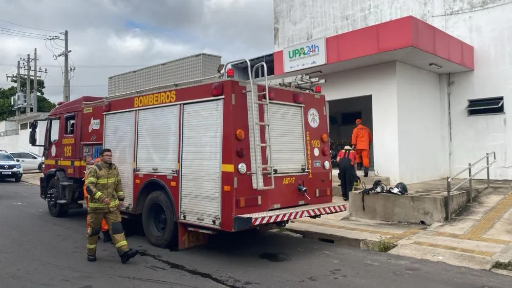 UPA do Satélite sofre incêndio e pacientes são remanejados (Foto: Ravi Marques)