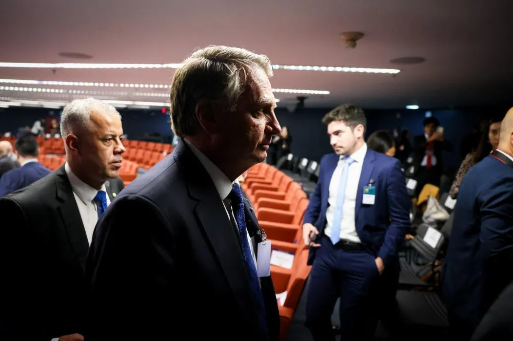 Bolsonaro durante análise do recebimento de denúncia pelo STF