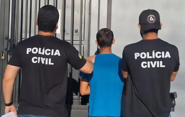 Preso suspeito de empurrar próprio amigo de penhasco no Piauí (Foto: PC-PI)