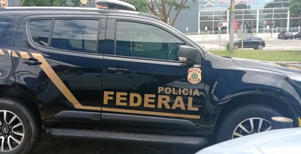 Viatura da Polícia Federal no Piauí (Foto: Alysson Camurça)