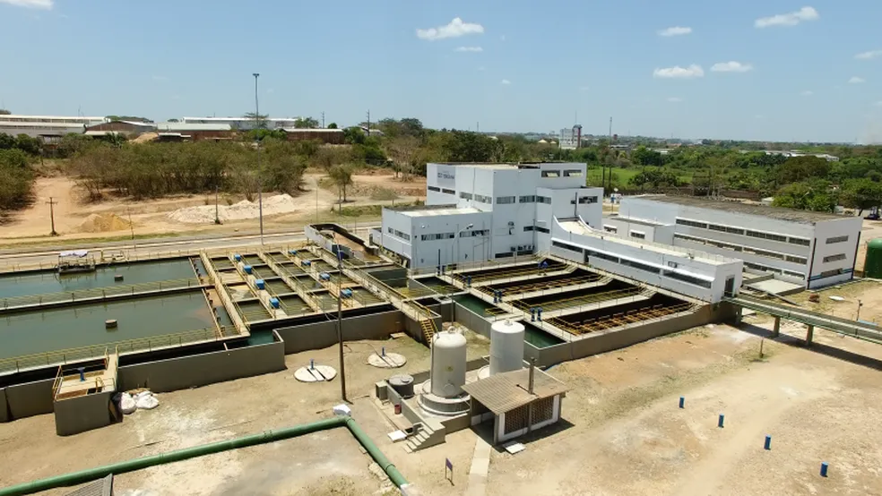 Estação de Tratamento de Água Sul (ETA-Sul), Teresina, Piauí — Foto: Divulgação/Águas de Teresina