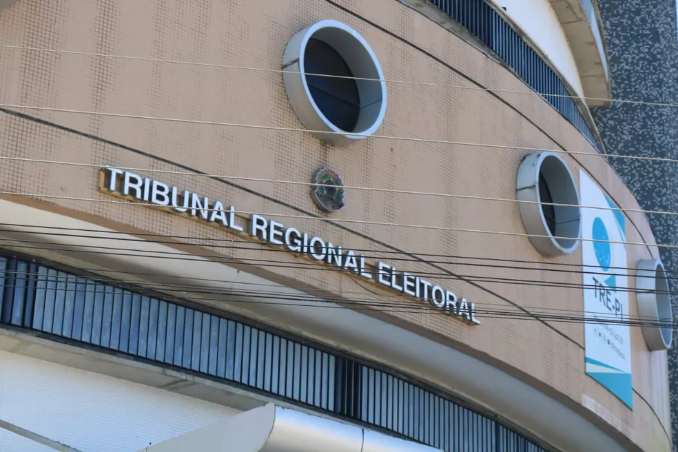 Tribunal Regional Eleitoral do Piauí (TRE-PI), no Centro de Teresina — Foto: Andrê Nascimento