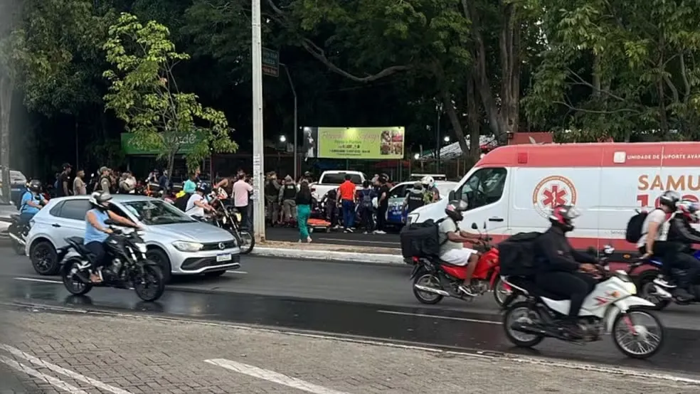 Suspeito baleado em assalto na Zona Leste de Teresina morre no hospital — Foto: Reprodução/Redes Sociais