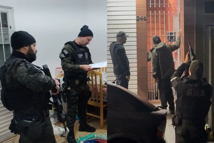 Operação contra golpistas (Foto: DRCI)