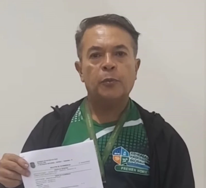 Denúncia foi feita pelo professor de Educação Física, Carlos Augusto Alves, do Premen Norte | @ reprodução