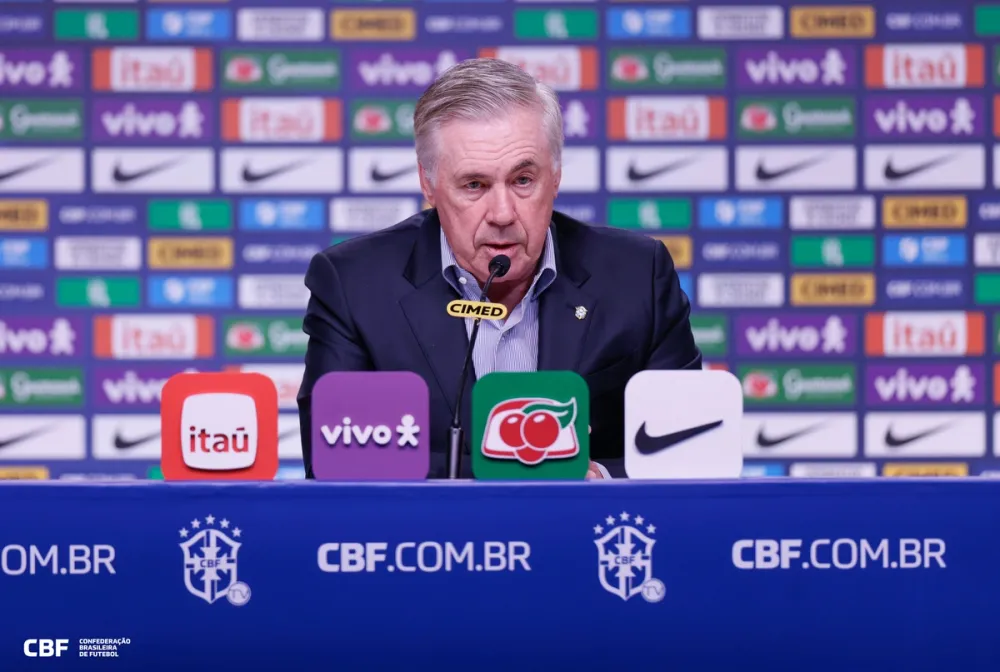 Técnico Carlo Ancelotti | Foto: Rafael Ribeiro/CBF