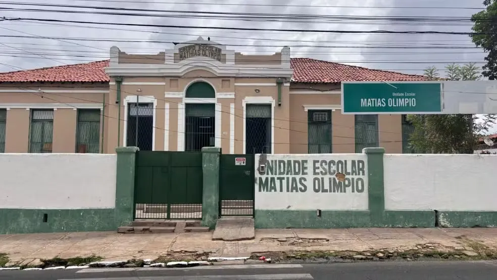 Unidade Escolar Matias Olimpio, na Zona Norte de Teresina — Foto: Sthefany Prado