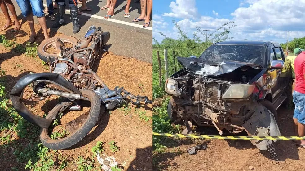 Vereador bate caminhonete em moto e descobre que homem morto no acidente era o próprio irmão — Foto: Reprodução