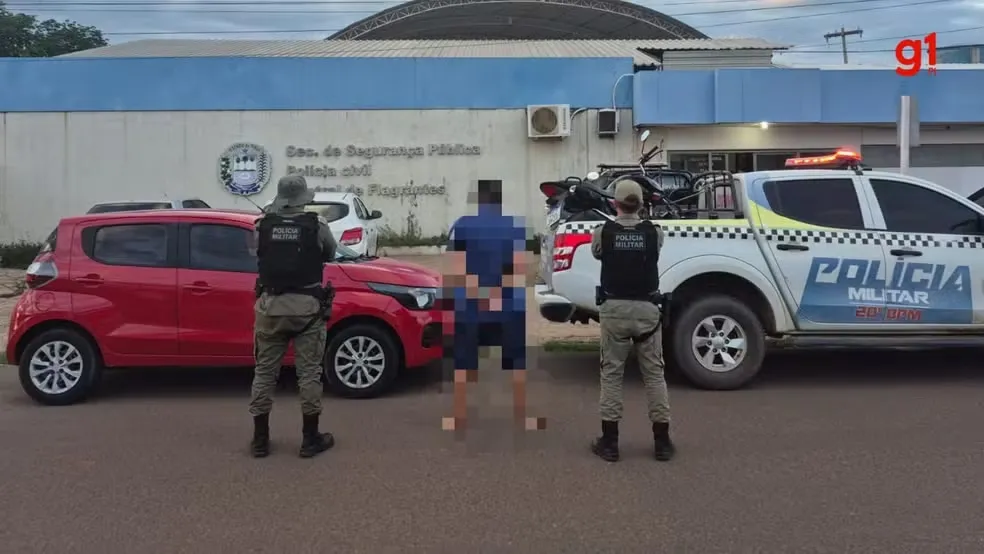 Homem é preso após agredir, roubar e furtar veículos no PI — Foto: Reprodução