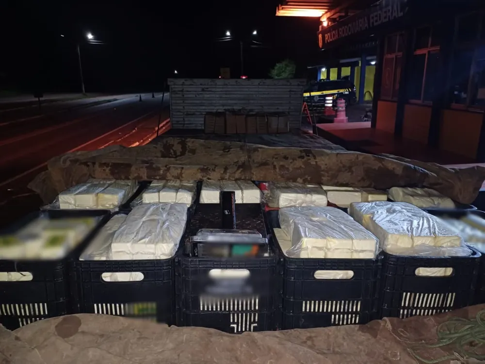 Mais de 3 toneladas de queijo clandestino são apreendidas pela PRF (foto: PRF)