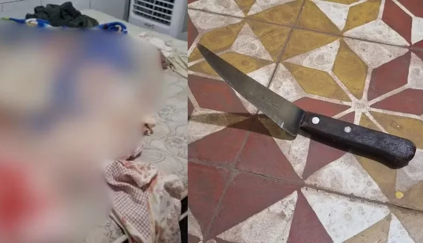 Mulher sofre tentativa de feminicídio em Barras; companheiro da vítima é preso em flagrante (Foto: PM)