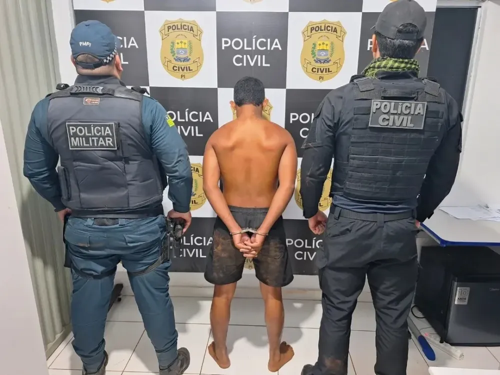 Preso terceiro suspeito na participação do crime de homicídio contra filho de ex-prefeito. (Foto: Polícia Civil)
