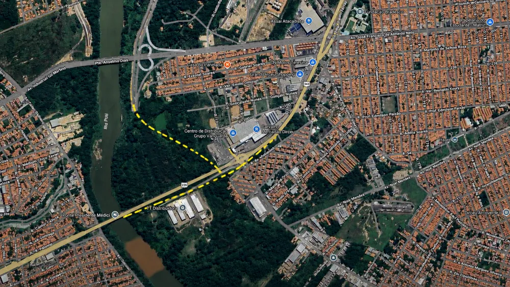 Reprodução Google Maps