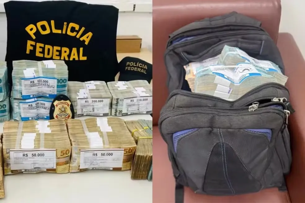 Suspeito de lavar dinheiro com empresas é preso ao sacar R$ 1 milhão em espécie em Teresina — Foto: Divulgação/PF