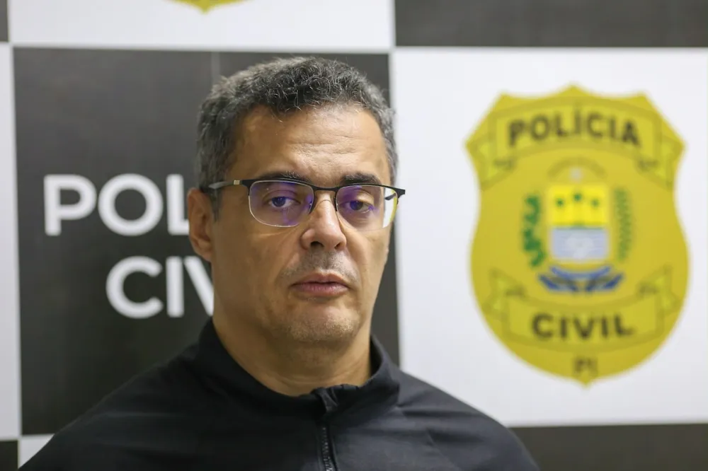 O delegado Tales Gomes (Foto: Marcelo Cardoso)