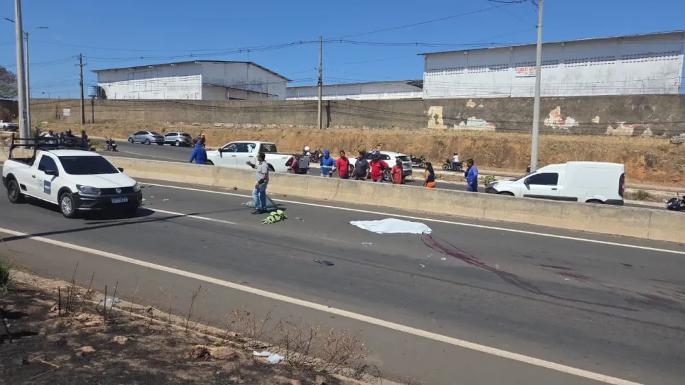 Idosa morre atropelada ao tentar atravessar a BR-316 em Teresina
