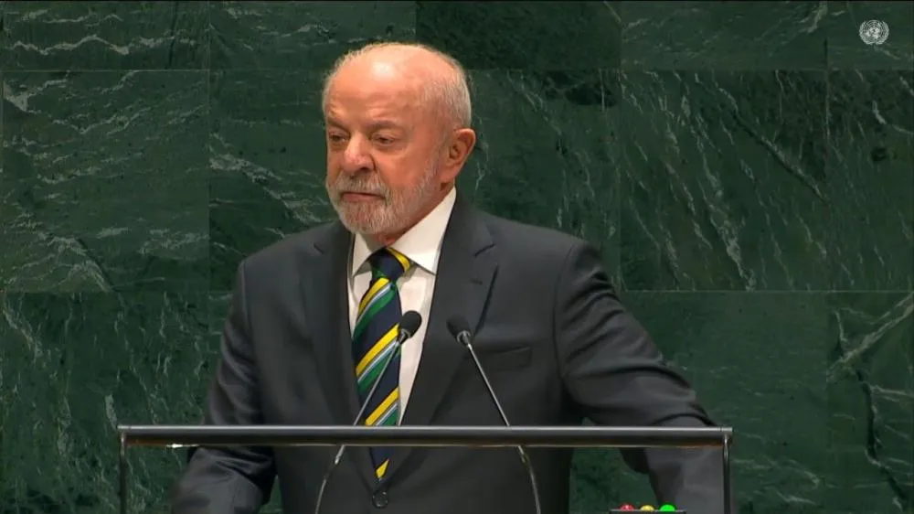 Presidente Lula (PT) faz discurso na 81ª Assembleia Geral da ONU, em Nova York | Reprodução/YouTube