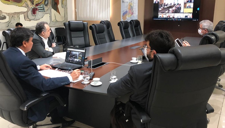 Governador acerta com a União medidas para enfrentar a crise do coronavírus