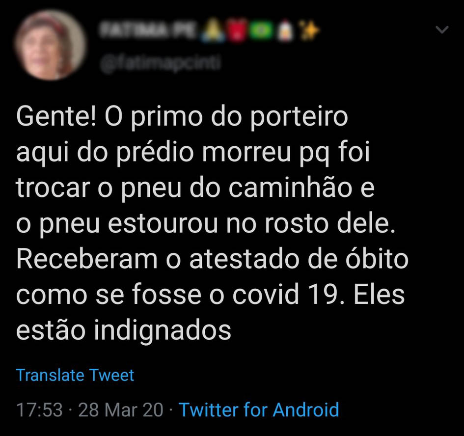 Fake news 'do borracheiro' é usada para desacreditar números de covid-19